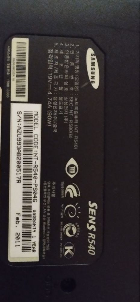 Notebook(laptop) Samsung