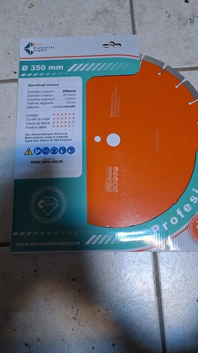 Disc diamantat 350 beton armat