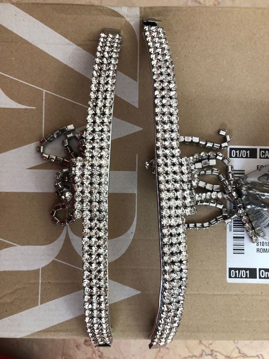 Zara sandale ocazie 37 cu strasuri