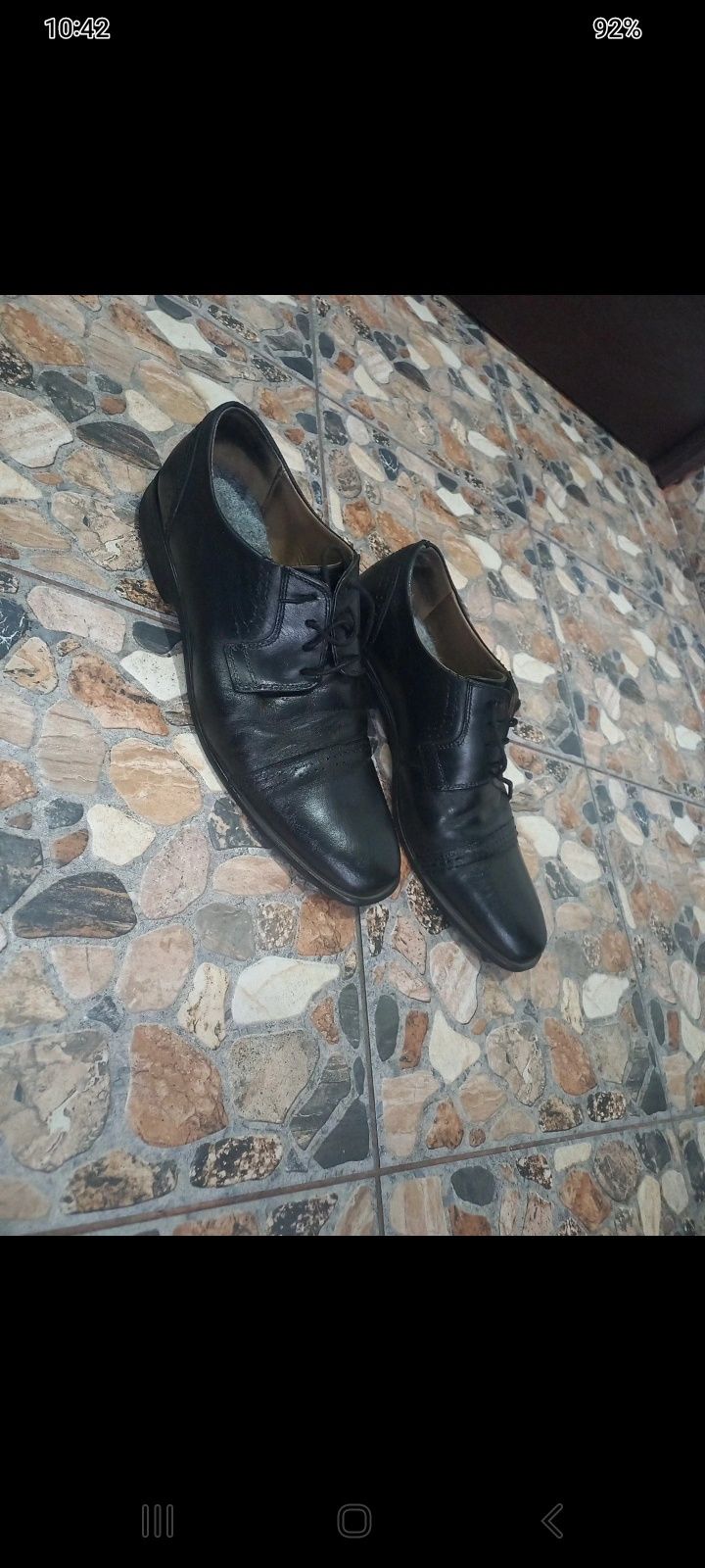 Pantofi barbati din piele marca Lasoki marime 44-45 stare perfecta