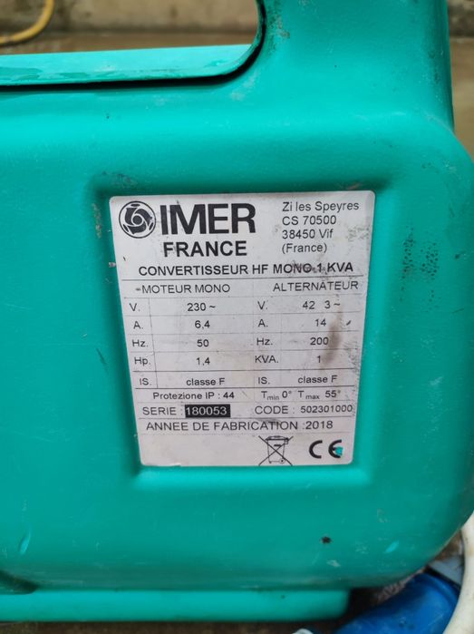Vibrator beton IMER