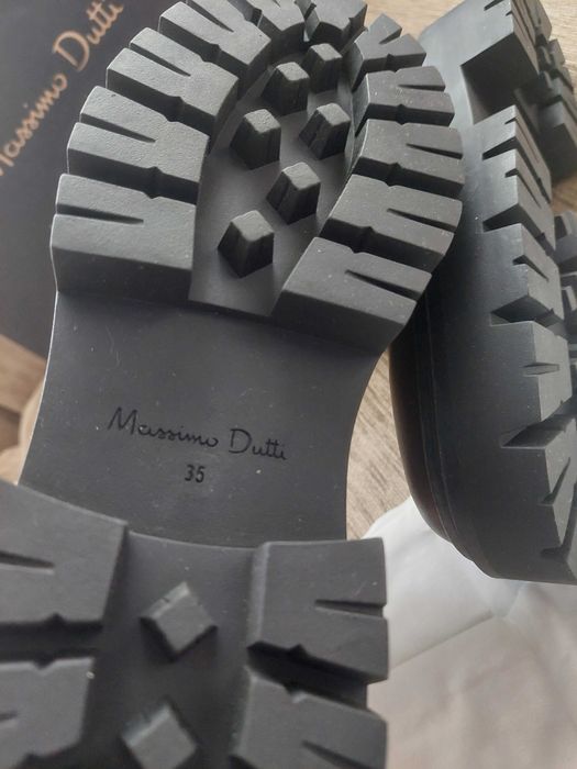 Massimo Dutti боти / ботуши от естествена кожа