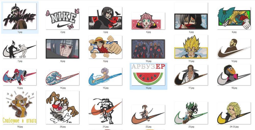 Вышивки 2700шт Wilcom .JEF .dst .exp .hus .pes .sew .tap .xxx .vp3