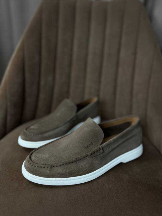 Boss мужские замшевые лоферы РАЗМЕР 45