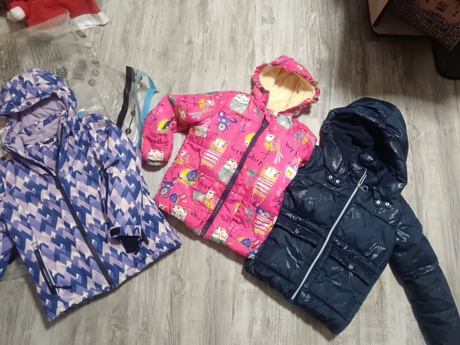 3 бр якета за момиче 7-8 години