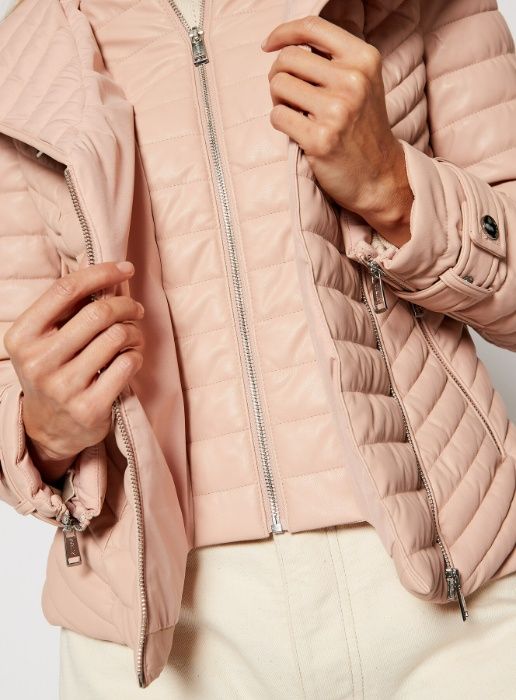 GUESS Padded Faux Leather Jacket ОРИГИНАЛНО дамско яке - р.М
