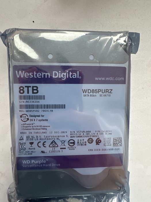 Жесткий диск, HDD 8TB для видеонаблюдения