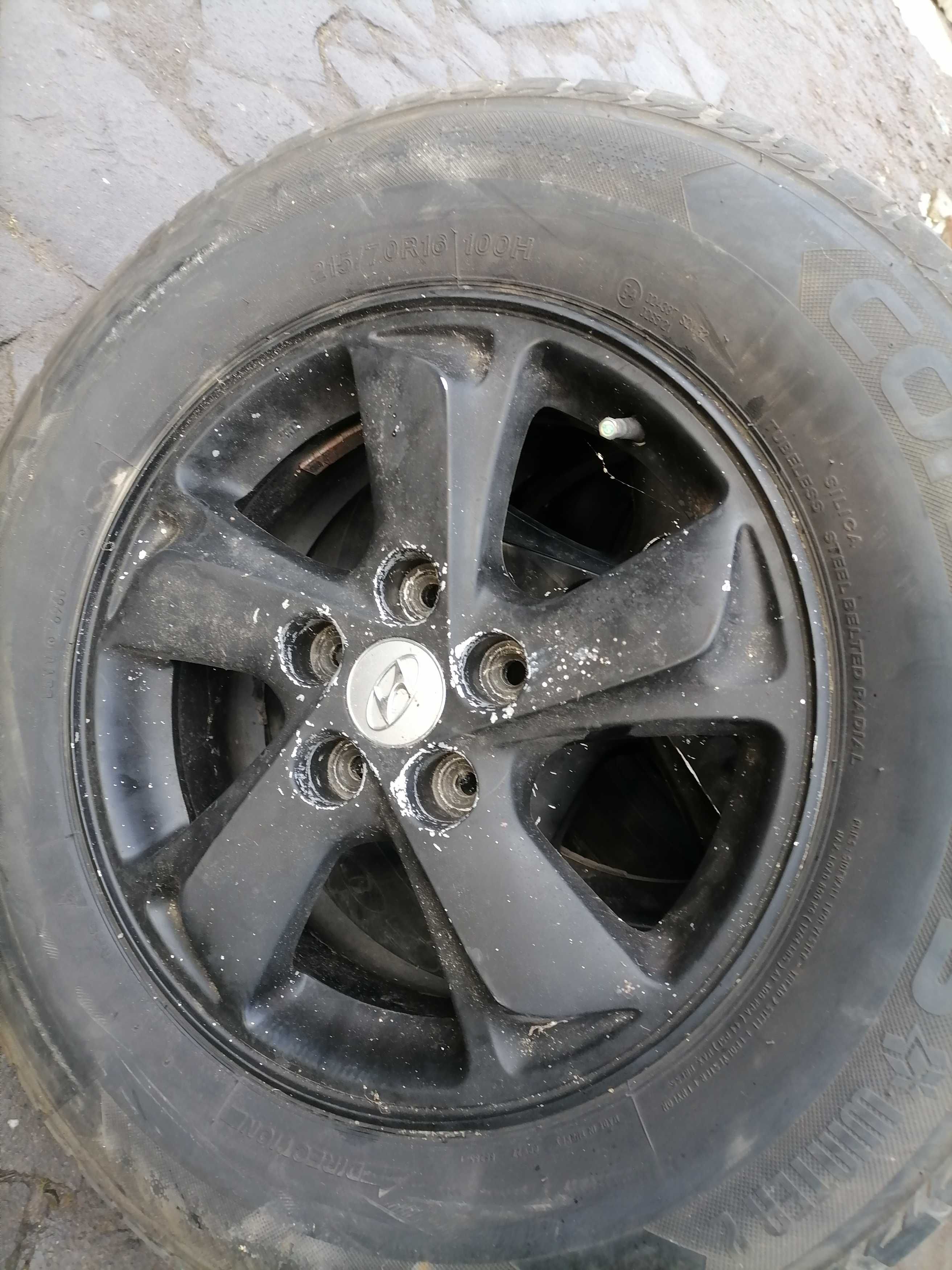 Vând jante aliaj 5x114,3 r16 originale Hyundai