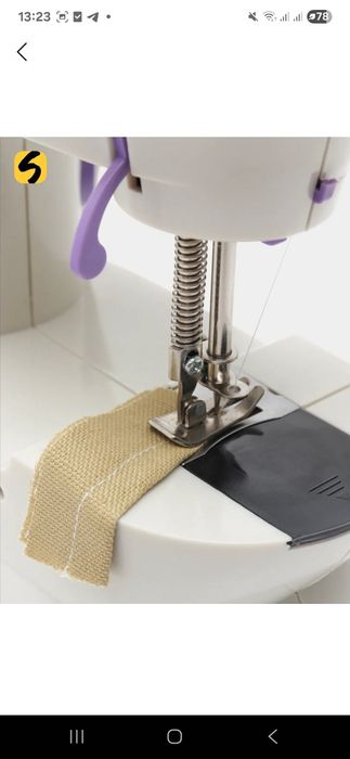 Mini tikuv mashinasi kichkina va qulay