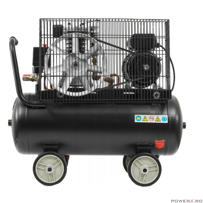 Compresor de aer, 2CP 230V 130 L/min 8 bari, capacitate rezervor 50