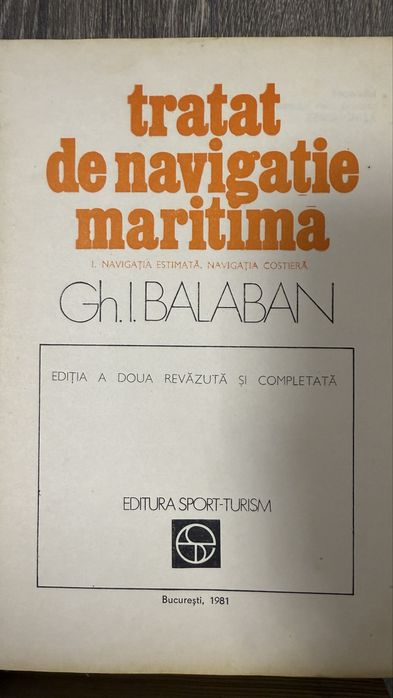 Colectie carti navigatie maritima