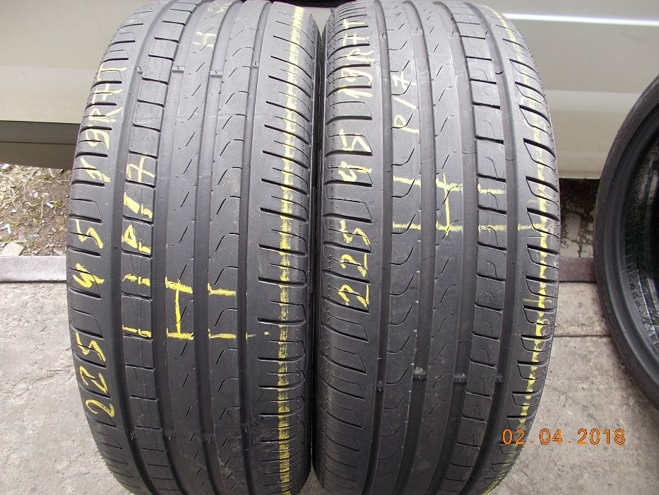 4 anvelope vara  225 45 19 pirelli runflat dot 2017 profil 5,5 mm