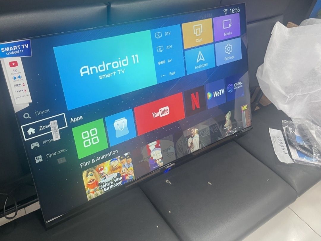 Samsung smart android 55,  4k