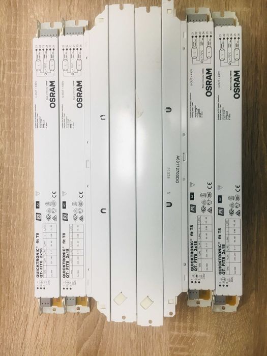 8 X drosere electronice Osram pentru tuburile fluorescente 2X18W, nou.