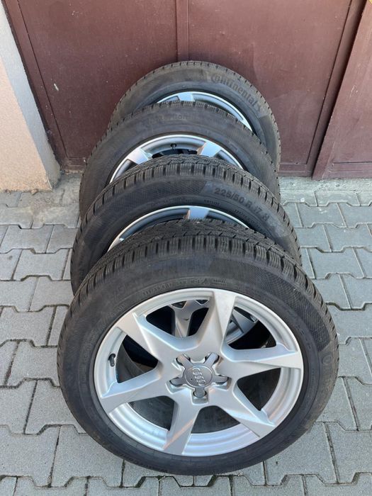 Jante aliaj A4, anvelope iarna - Continental