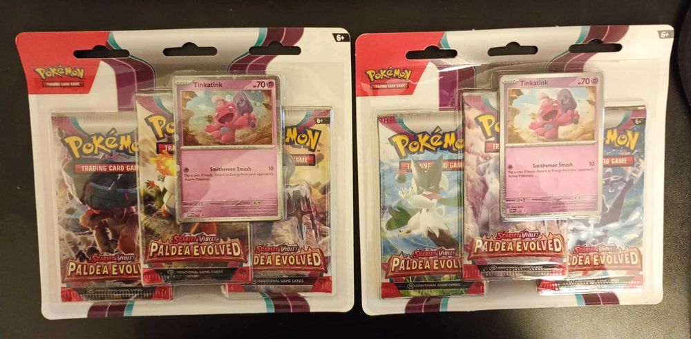 Pokemon: Paldea Evolved Three Pack Blisters