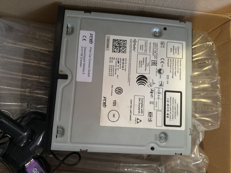 Vw passat 2018 navigatie originsl