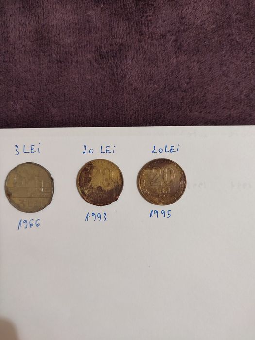 Vând monede pentru colectionari