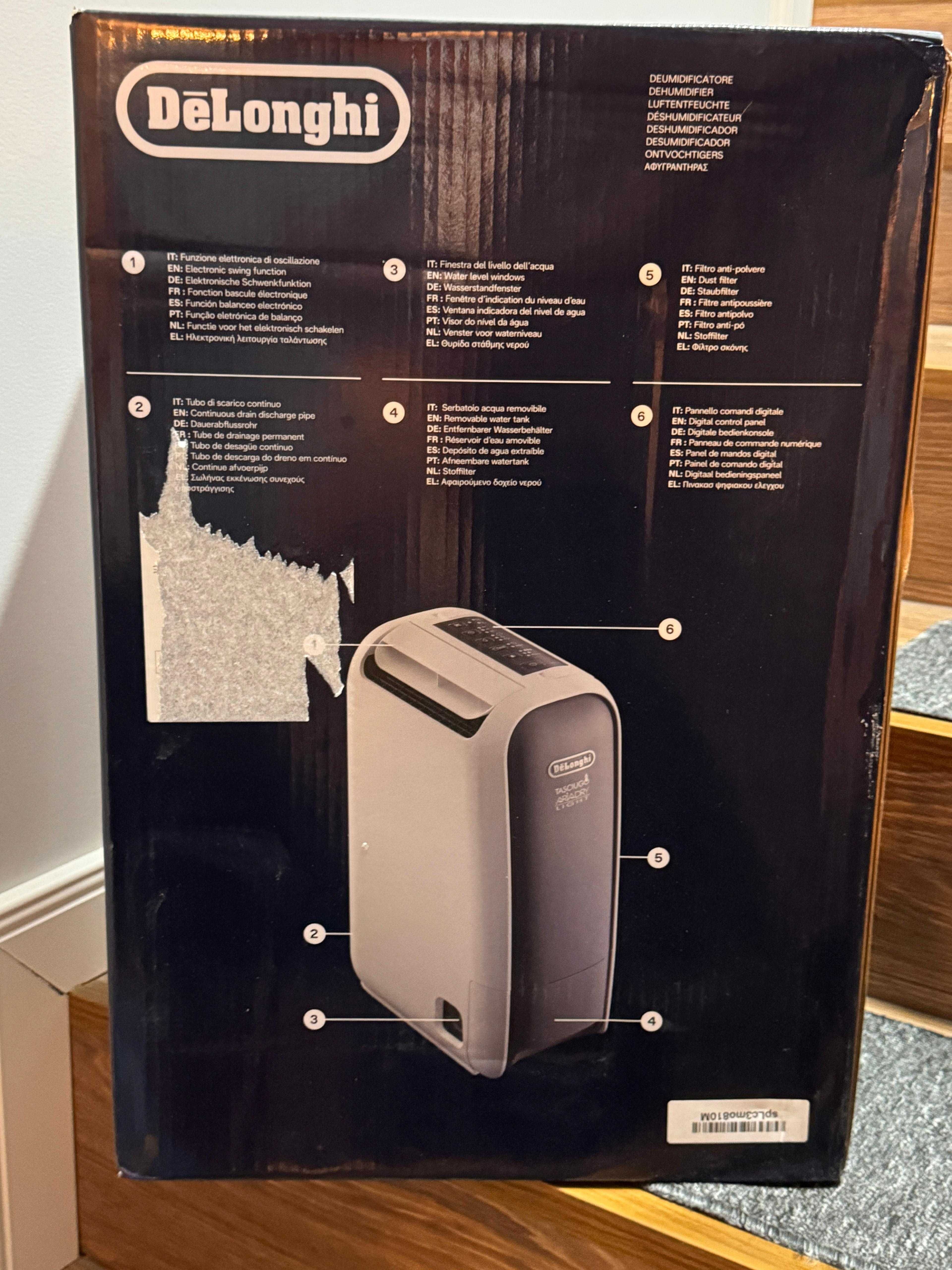 Delonghi DNS65 Tasciugo AriaDry Light Dezumidificator sigilat