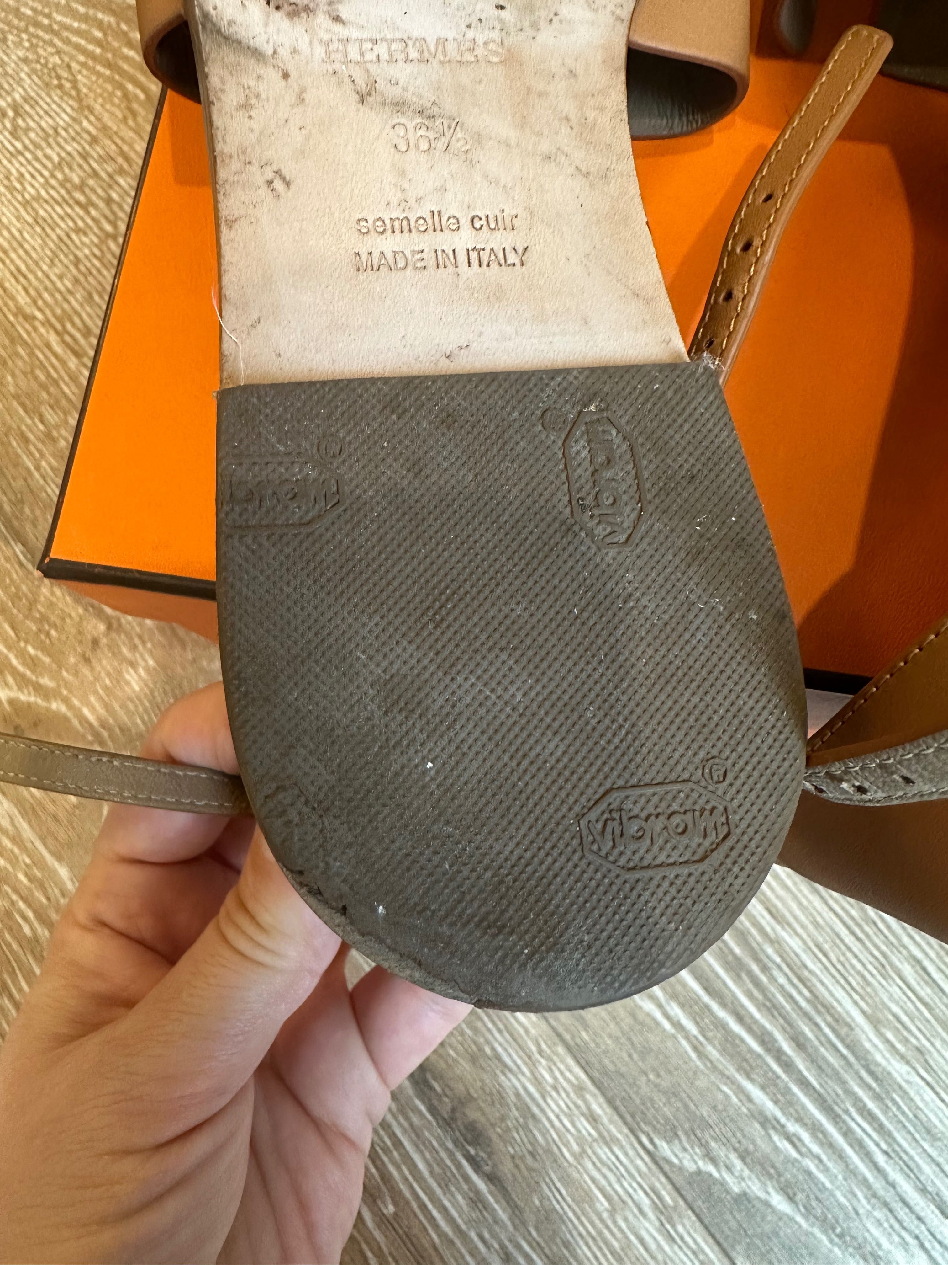 Hermès сандалии в отличном состоянии