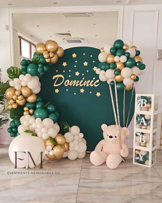 Decor ARCADA BALOANE Botez / Photocorner Baloane Zi de Nastere / Botez