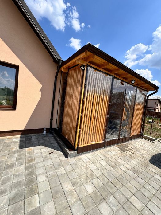 Folie terasa transparenta Cristal premium 0,8  terase si foisoare