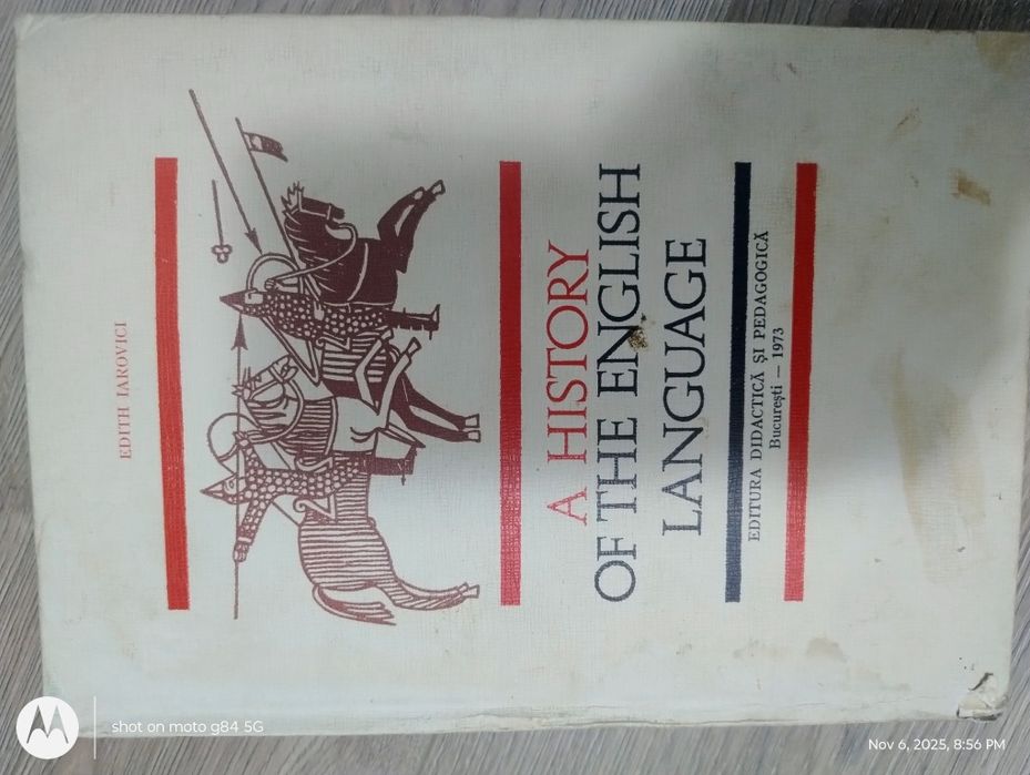 Cărți vechi despre istoria limbii engleze și limba germana