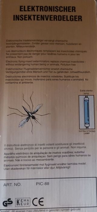 Aparat electric pentru insecte(Olanda)