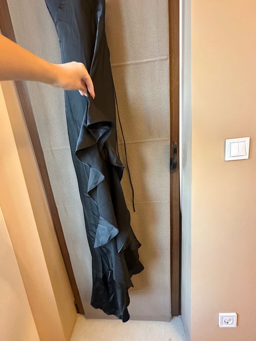 Вечерна или просто лятна сатенена рокля