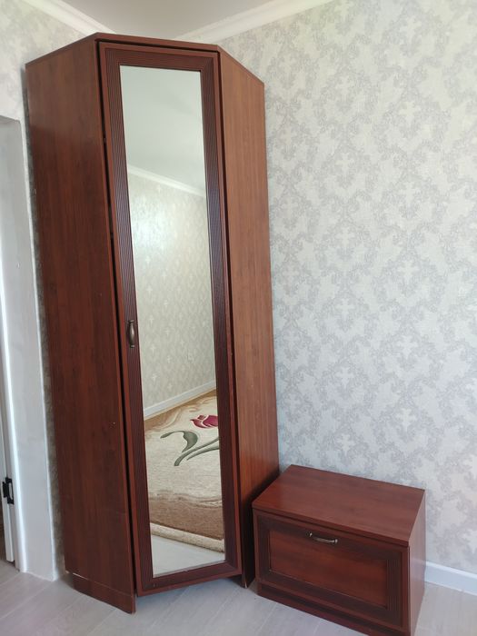 Шкаф прихожая коричневая