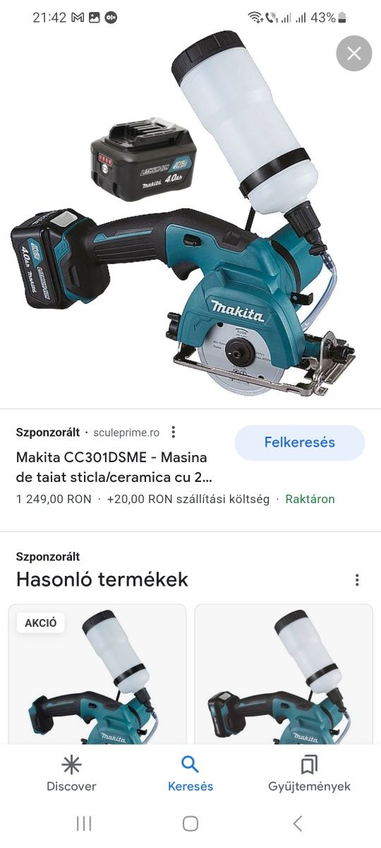 Biliard Makita cc301 Bosch