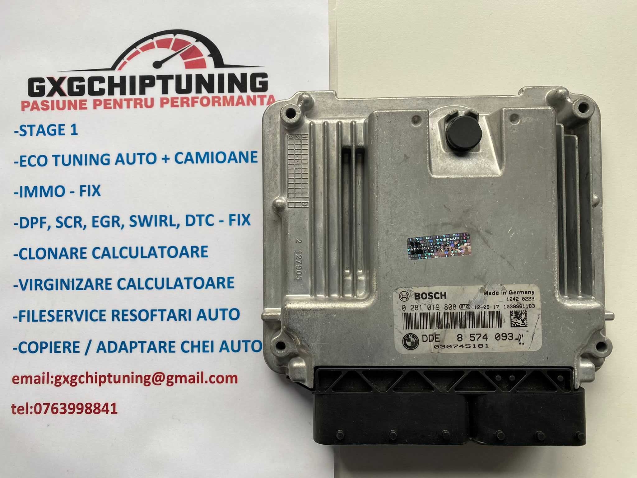 ECU BMW 3 Series  0281019808 DDE8574093 -01 320