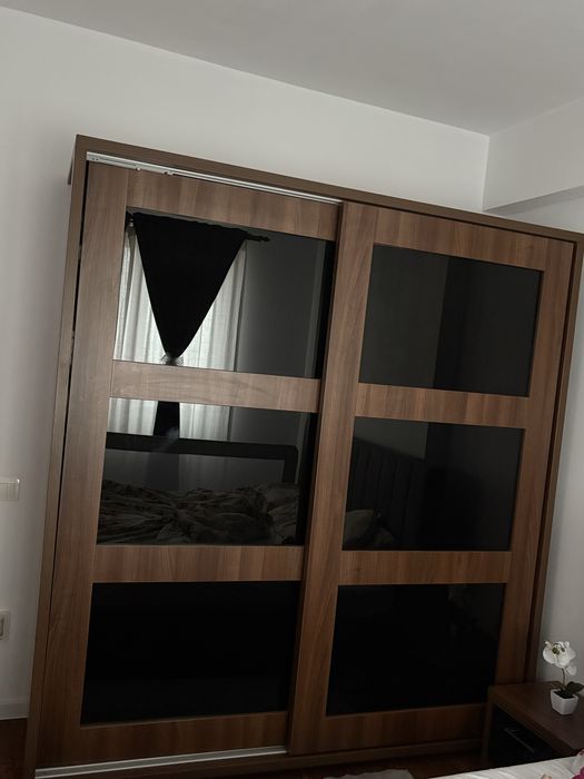 Dulap lemn masiv + 2 noptiere