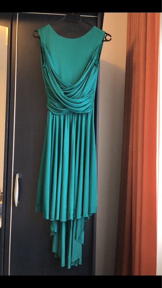 Rochie ocazie, marime 36, verde-turcoaz