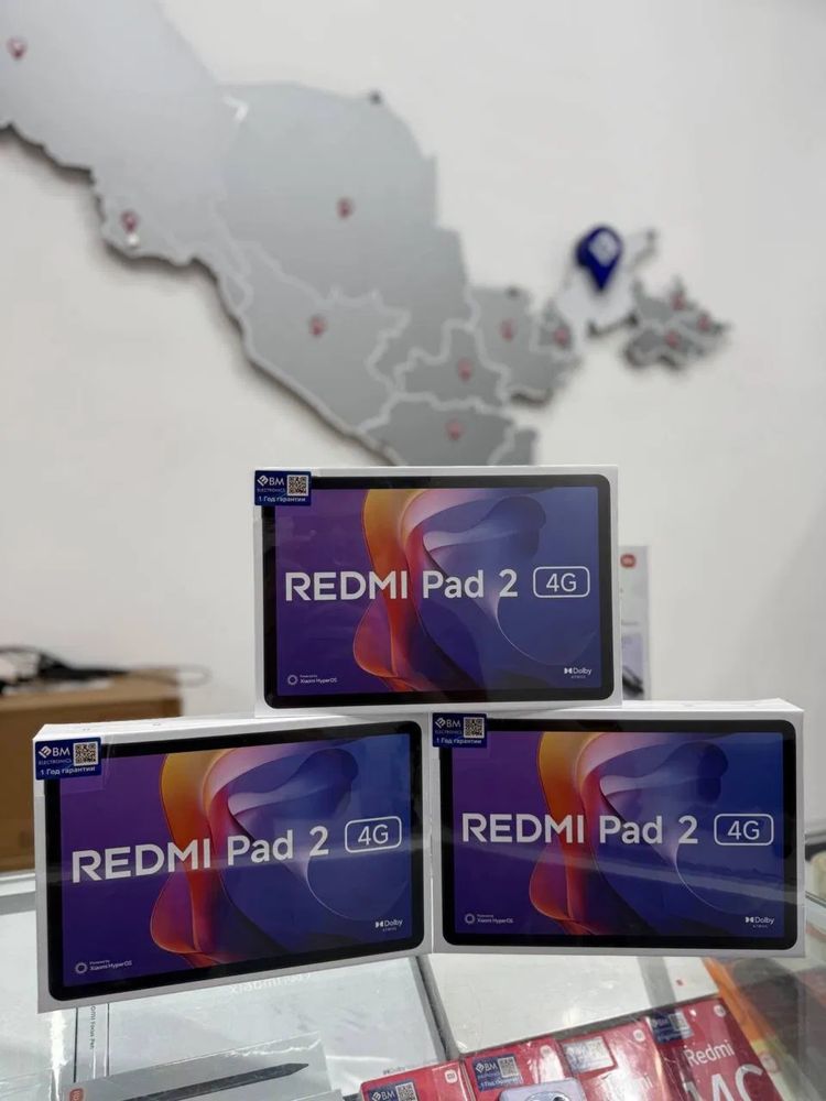 Новый модель Redmi Pad 2 4G New 2025 • Планшет •