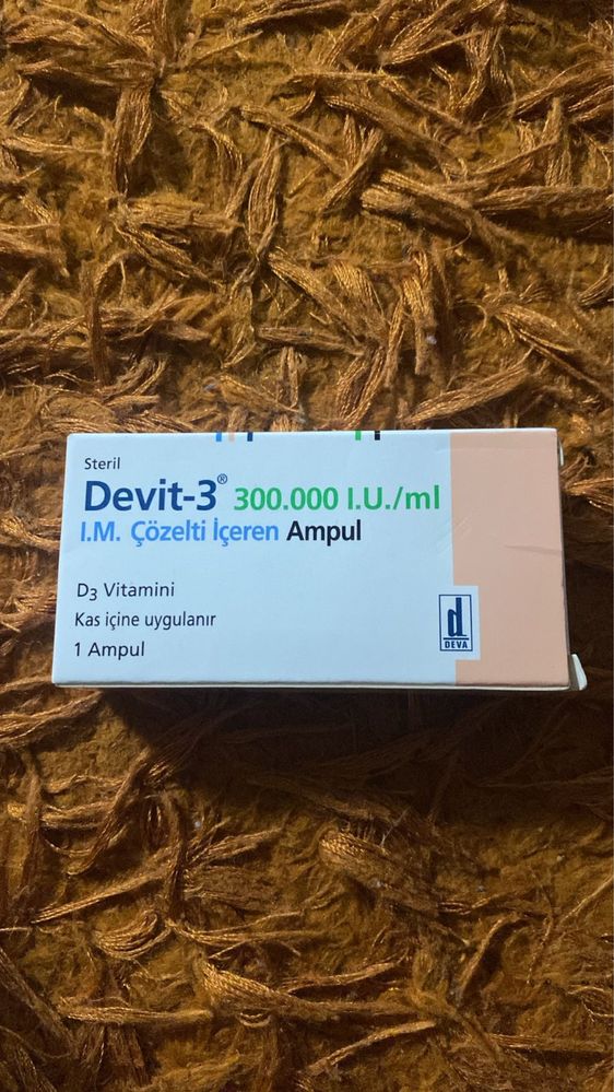 Витамин Д3, Девит 3, Devit 3, 300.000 Турция