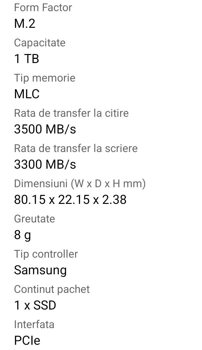 Samsung 970 EVO Plus 1TB NVMe M.2.