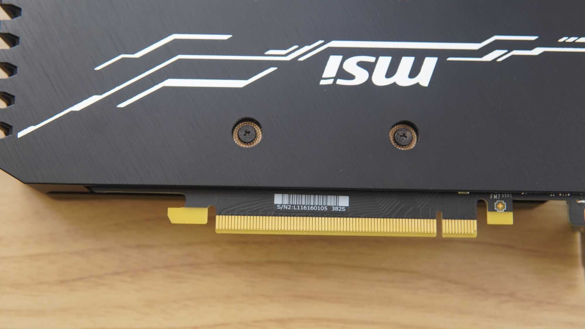 Видео Карта MSI 1660 Super Ventus XS OC Eddition [БЕЗПЛАТНА ДОСТАВКА]