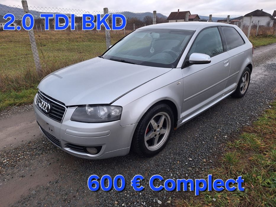 Dezmembrez audi A3 8p 2.0 BKD functional doar Complect