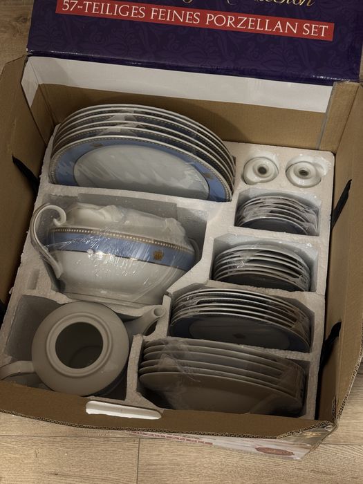 Set 57 piese vesela Portelan Victoria Royal Collection