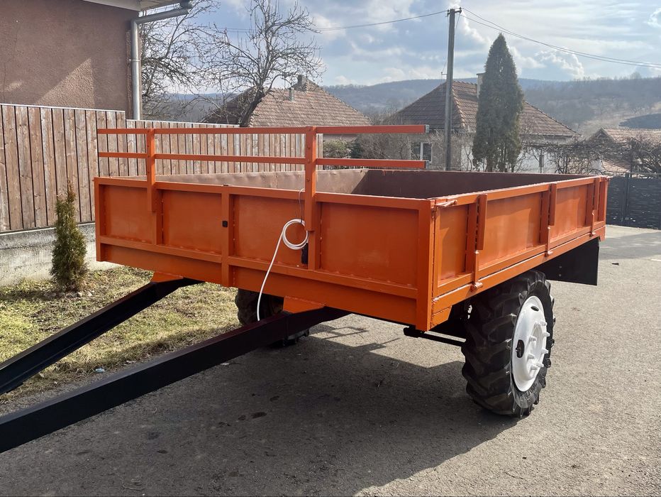 Remorca agricola monoax tractor