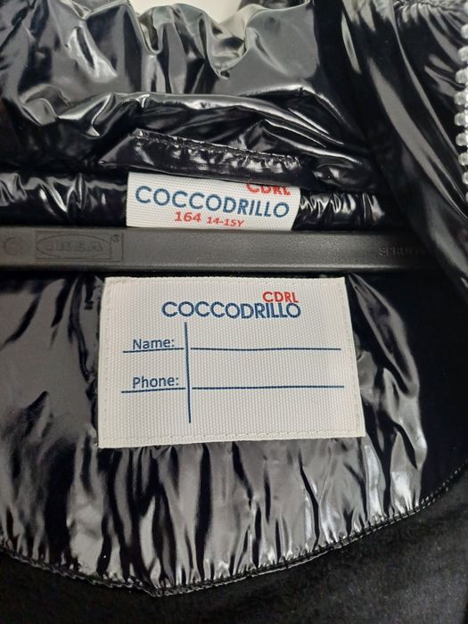 Geaca de iarna, pentru fete, neagra, 164 cm