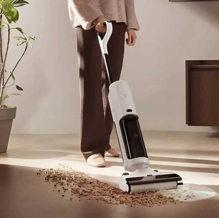 Вертикальный пылесос беспроводной моющий Mijia Wireless Floor Scrubber