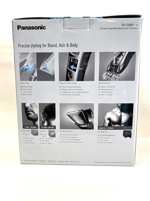Aparat Panasonic ER-GB80, NOU/Sigilat!