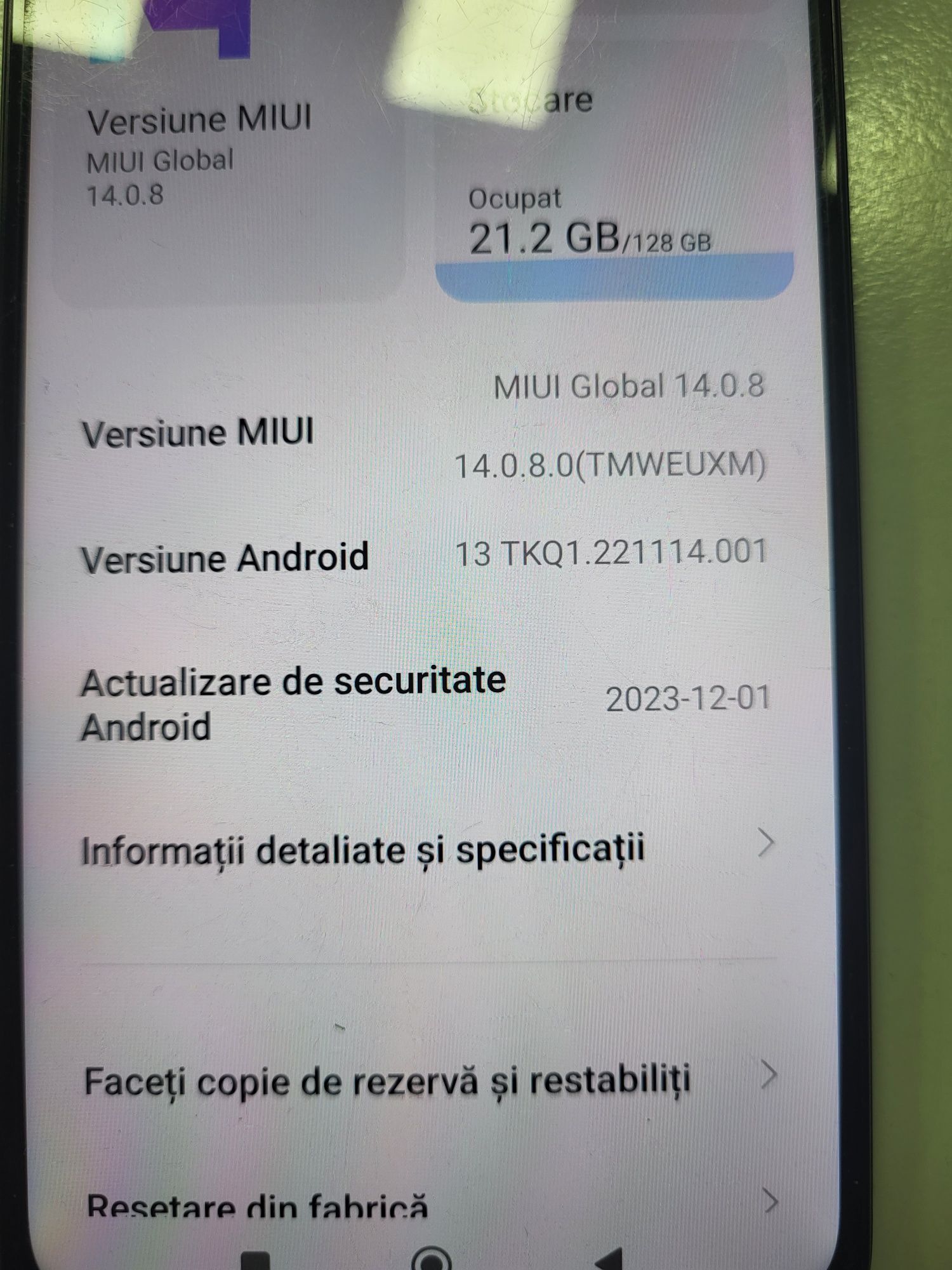 Redmi Note 12 5g Black Impecabil ca Nou