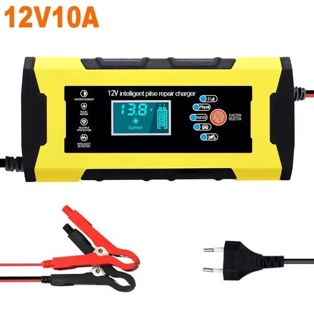 Redresor Baterie 12V/10A cu Incarcator Digital si Display Automat Inte