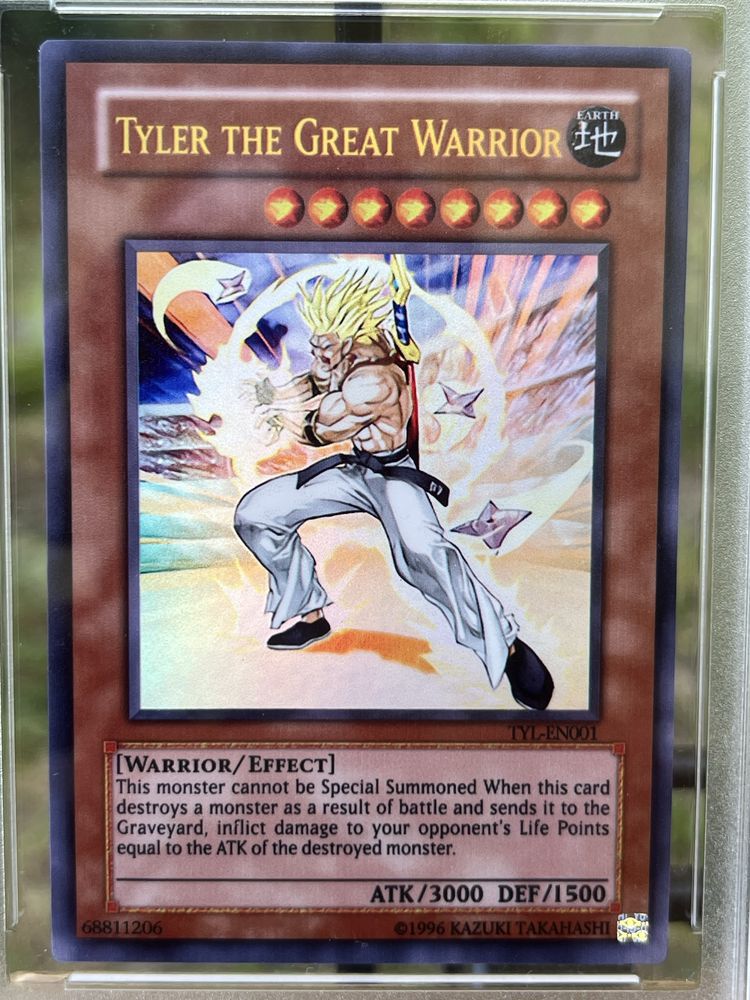Tyler the Great Warrior Yu-Gi-Oh! Card