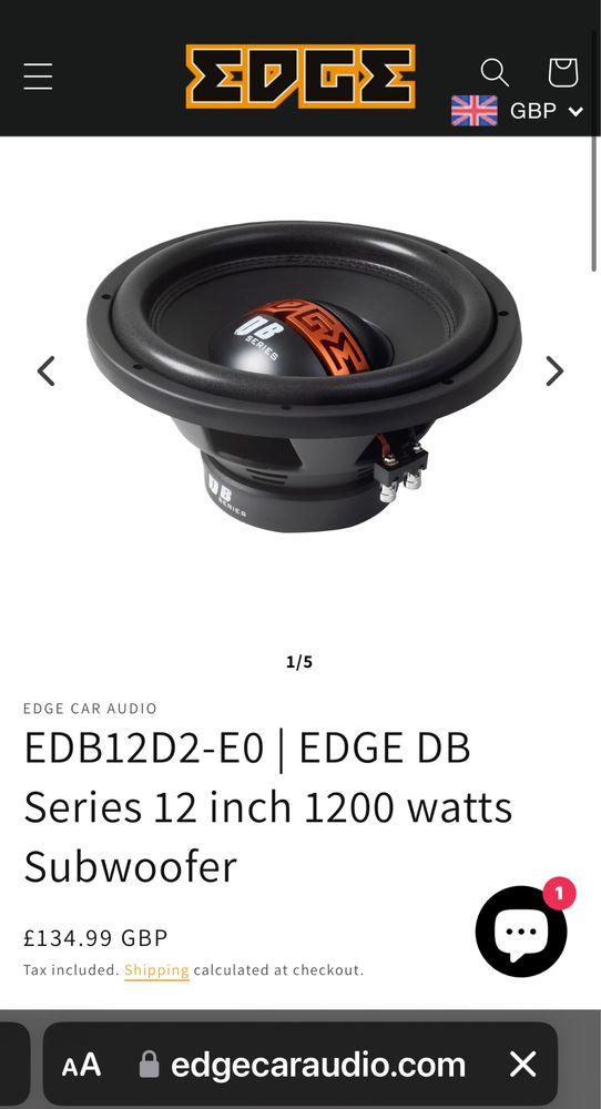 Vând Subwoofer de top edge db+amplificatoare HERTZ