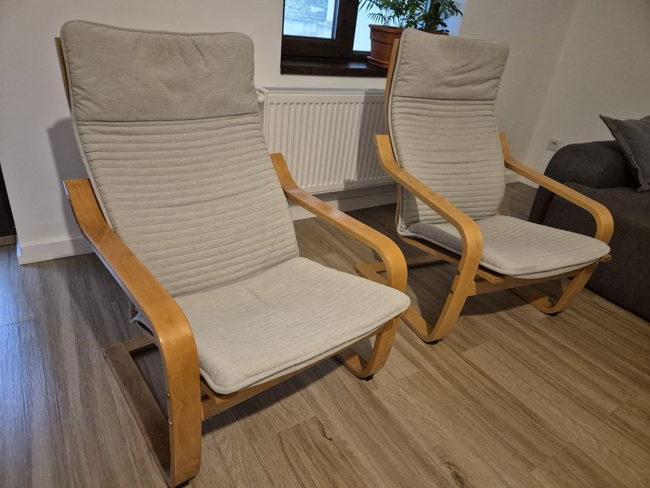 Set 2 fotolii Poang stare foarte buna - impecabileimpecabile