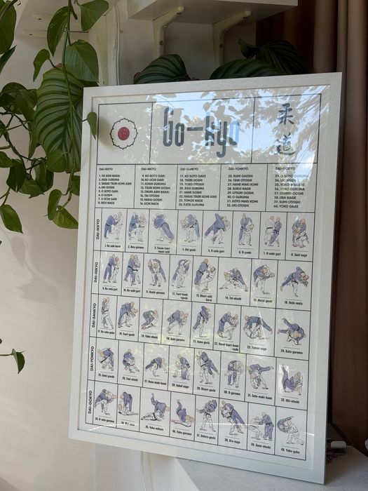 Poster Arte Marțiale 50x70 – Judo, înaltă rezoluție